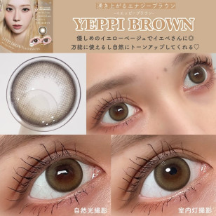 a-eye 1 Day Yeppi Brown ワンデーリフレア エーアイ イエッピーブラウン